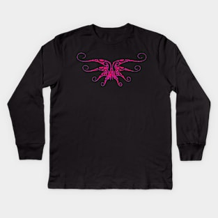 Tatoo art 4 (pink version) Kids Long Sleeve T-Shirt